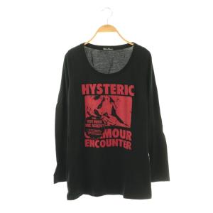 ガール 長袖 Tシャツ カットソー F ブラック /HK OS