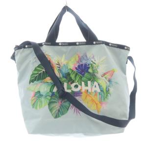 ハワイ限定 Lauren Roth 2WAY トートバッグ ショルダーバッグ ハンドバッグ 水色 ライトブルー