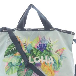 LesportSAC ハワイ限定 Lauren Roth 2WAY トートバッグ ショルダーバッグ ハンドバッグ 水色 ライトブルー