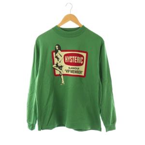 CABALLERO ハイネック ロングスリーブ Tシャツ カットソー 長袖 L グリーン /HK OS
