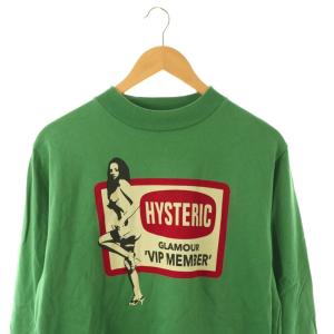 HYSTERIC GLAMOUR CABALLERO ハイネック ロングスリーブ Tシャツ カットソー 長袖 L グリーン /HK OS