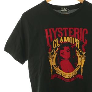 HYSTERIC GLAMOUR CLASSIC EMBLEM pt Tシャツ カットソー 半袖 L ブラック /HK OS