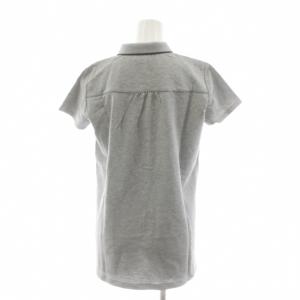 BURBERRY BLUE LABEL フリル ポロシャツ 38 グレー /AZ