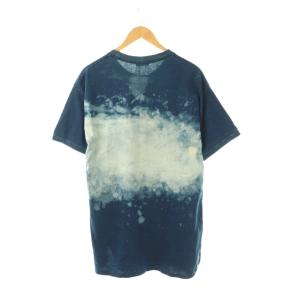 HYSTERIC GLAMOUR ヒスベアTシャツワンピース ミニ 五分袖 F ネイビー マルチカラー /DO OS
