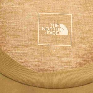 THE NORTH FACE ショートスリーブワンピース L ベージュ 半袖 ラウンドネック ロング丈 NTW32357 /OK OS