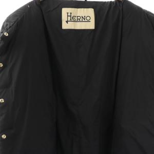 HERNO スタンドネックダウンコート 42 ブラック PI0489D-19288-9200