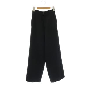 25SS MY_minimal fit wide パンツ XS ブラック 無地 ワイド フルレングス 25-030-922-2000-1-0