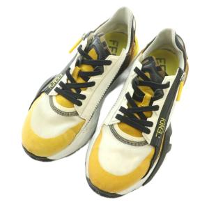 FLOW スニーカー シューズ 8 27.0cm 黄色 白 黒 /MI OS（2026/04/20