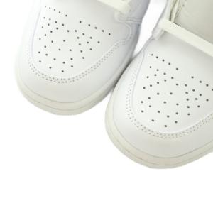 NIKE Air Jordan 1 Mid Triple White ハイカットスニーカー US8