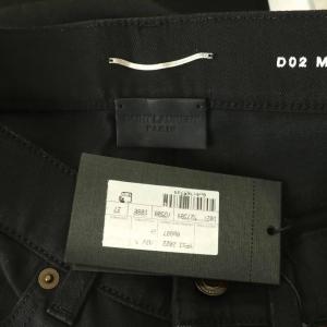 SAINT LAURENT PARIS D02 M/SK-LW ブラック デニム パンツ 27 ブラック 527389