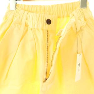 HARVESTY チノサーカスパンツ カーブパンツ ワイド タック 1 イエロー A11709 /CX OS
