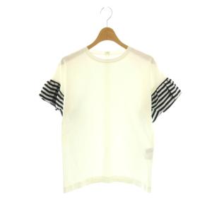 JELLY TEE Tシャツ カットソー ボーダー 36 ホワイト /DF OS