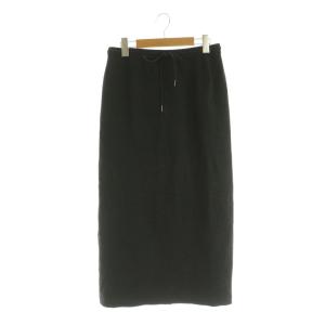 DOUBLE KNIT LT N PO SLIP SKIRT ニットスカート ロング タイト イージー