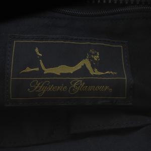 HYSTERIC GLAMOUR バッグ ボストンバッグ 歴代ヒスガール グレー 歴代ヒスガール ボストンバッグ ハンドバッグ キャンバス ブラック