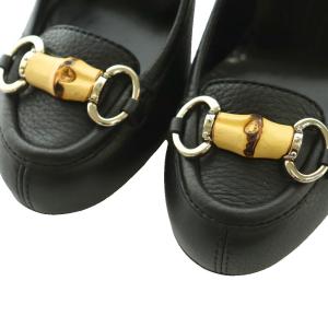 GUCCI バンブーホースビットパンプス ピンヒール 35.5 22.5cm 黒 257955 /MI OS