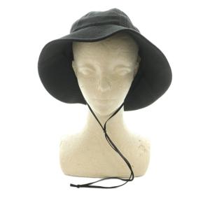 COMOLI シルクネップ ハット F ブラック D01-07002
