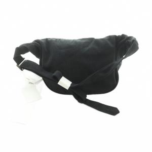 COMOLI シルクネップ ウエストバッグ F ブラック D01-07001
