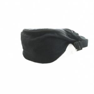 COMOLI シルクネップ ウエストバッグ F ブラック D01-07001