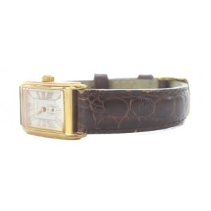 Hamilton ジャンク品 ヴィンテージ アードモア クオーツ 腕時計 茶色 ブラウン ゴールド色 6266 /SR