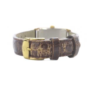 Hamilton ジャンク品 ヴィンテージ アードモア クオーツ 腕時計 茶色 ブラウン ゴールド色 6266 /SR