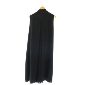 FOXEY Leeds Dress ノースリーブワンピース リボン 38 ブラック