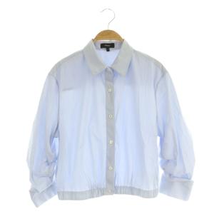 25SS Cotton Shirting Fixed Sleeve Shirt 七分袖クロップドシャツ