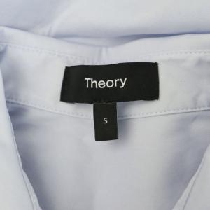 Theory 25SS Cotton Shirting Fixed Sleeve Shirt 七分袖クロップドシャツ