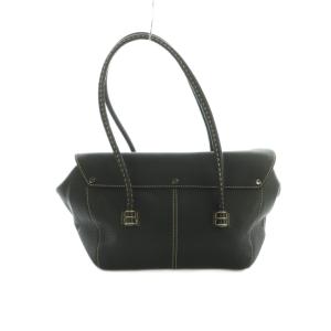 TOD'S CORNICHE WAVE トートバッグ ブラック