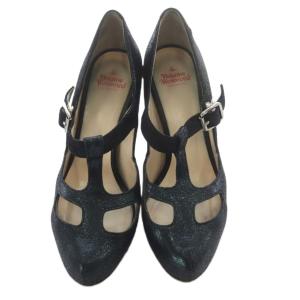 Vivienne Westwood ベルトハイヒールサンダル 36 グリーン