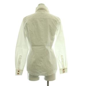 Vivienne Westwood RED LABEL ロゴ刺繍L/Sシャツ ブラウス コットン 1 白 /CX OS