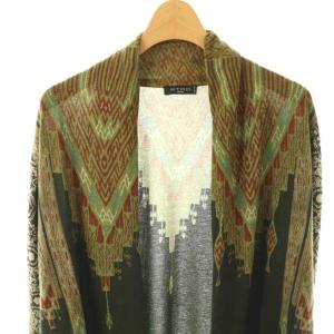 ETRO Milano カーディガン シルクカシミヤ モスグリーン /SY OS