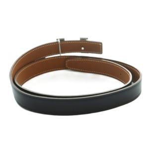 HERMES ミニコンスタンス ベルト H型バックル 85 ブラック