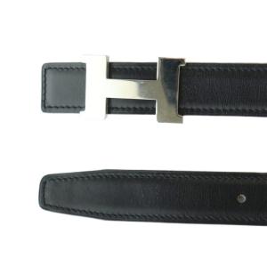 HERMES ミニコンスタンス ベルト H型バックル 85 ブラック