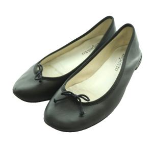 Repetto サンドリオン Cendrillon バレエシューズ 39 黒 ブラック /SS OS