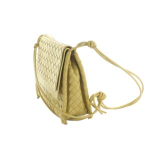 BOTTEGA VENETA ショルダーバッグ イントレチャート スモークイエロー