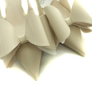 SNIDEL タグ付き リボンモチーフサンダル 22.5cm アイボリー /SS OS