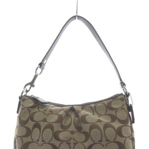 COACH シグネチャー ハンドバッグ 茶色 ブラウン /SR