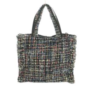 TOCCA 25AW TRIM WAVES MINITOTE 2WAY トートバッグ ショルダーバッグ ツイード F