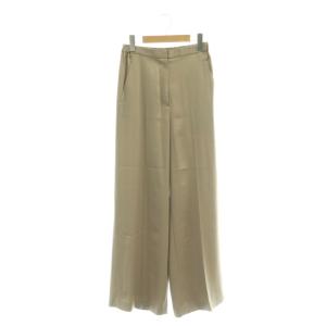 25SS ルナサテンコンフォートパンツ ワイドパンツ 38 ベージュ /DF OS