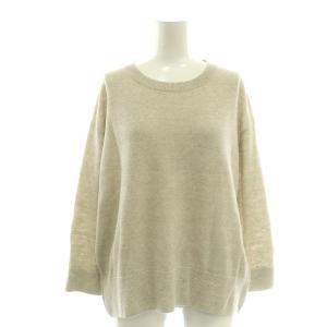25SS ドライカノコ クルーネックプルオーバー ニット F グレージュ /DF OS