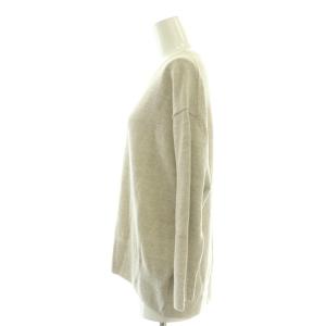 GALERIE VIE 25SS ドライカノコ クルーネックプルオーバー ニット F グレージュ /DF OS