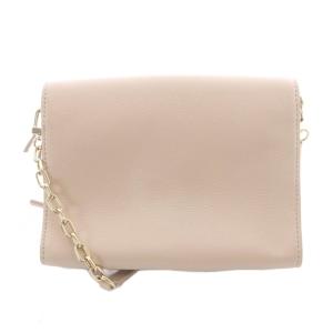 TORY BURCH レザー チェーン ショルダーバッグ ピンクベージュ /SR