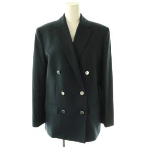 24SS OXFORD WOOL BOXY DB JKT ダブルブレストジャケット テーラード 2 ネイビー