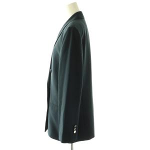 Theory 24SS OXFORD WOOL BOXY DB JKT ダブルブレストジャケット テーラード 2 ネイビー