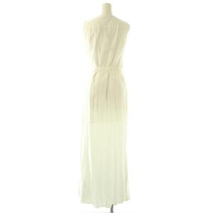 Theory FLORIAN TWILL NEW SHIRTDRESS ノースリーブワンピース ロング 2 ホワイト
