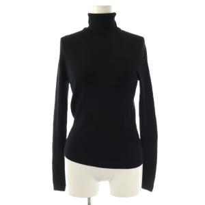 NEW WASHBLE WOOL LEENDA LS タートルネックニット セーター 長袖 S ブラック