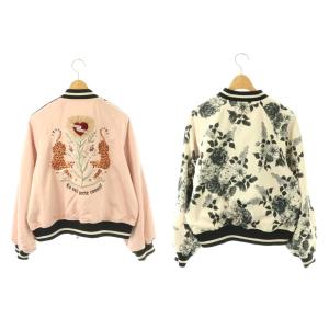 Lily Brown LilyBrown ×KEITA MARUAMA 24AW エンブロイダリーリバーシブルジャケット F スモークピンク