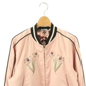 Lily Brown LilyBrown ×KEITA MARUAMA 24AW エンブロイダリーリバーシブルジャケット F スモークピンク