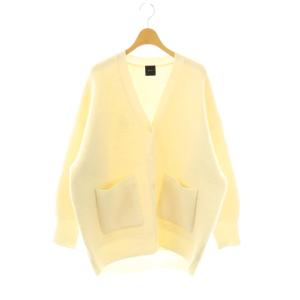 25AW ブークレダブルフェイスカーディガン ニット 長袖 オフホワイト /HK OS