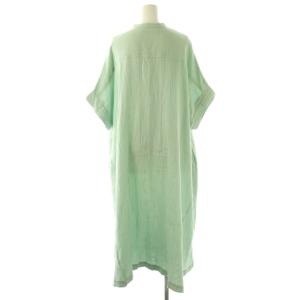 NE QUITTEZ PAS! 24AW Double Gauze Big Shirts Dress ワンピース 半袖 ミントグリーン